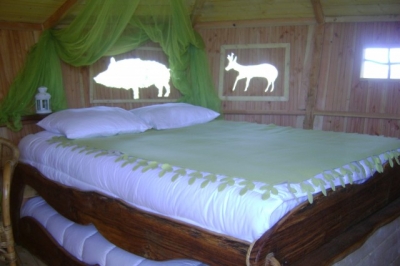 Chambre d'hôte 'Les cabanes de chanteclair' en Indre