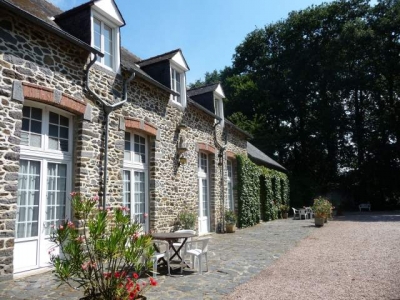 Chambre d'hôte 'Le lézard tranquille domaine de la bourbansais' en Bretagne