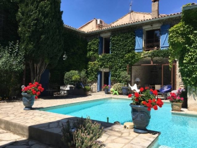 2 Chambres communicantes  pour une famille ou 2 couples 'Bleusmatines' dans le Languedoc Roussillon