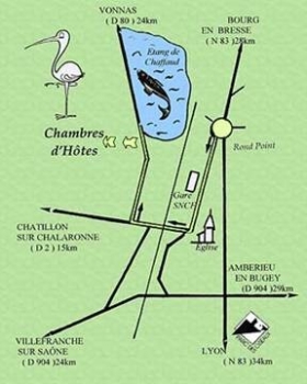 Chambres d hotes 'Chambres d hotes etang de chaffaud' à Villars les dombes