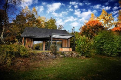 Cabane / Lodge 'LODGE avec SPA PRIVATIF' au Cantal